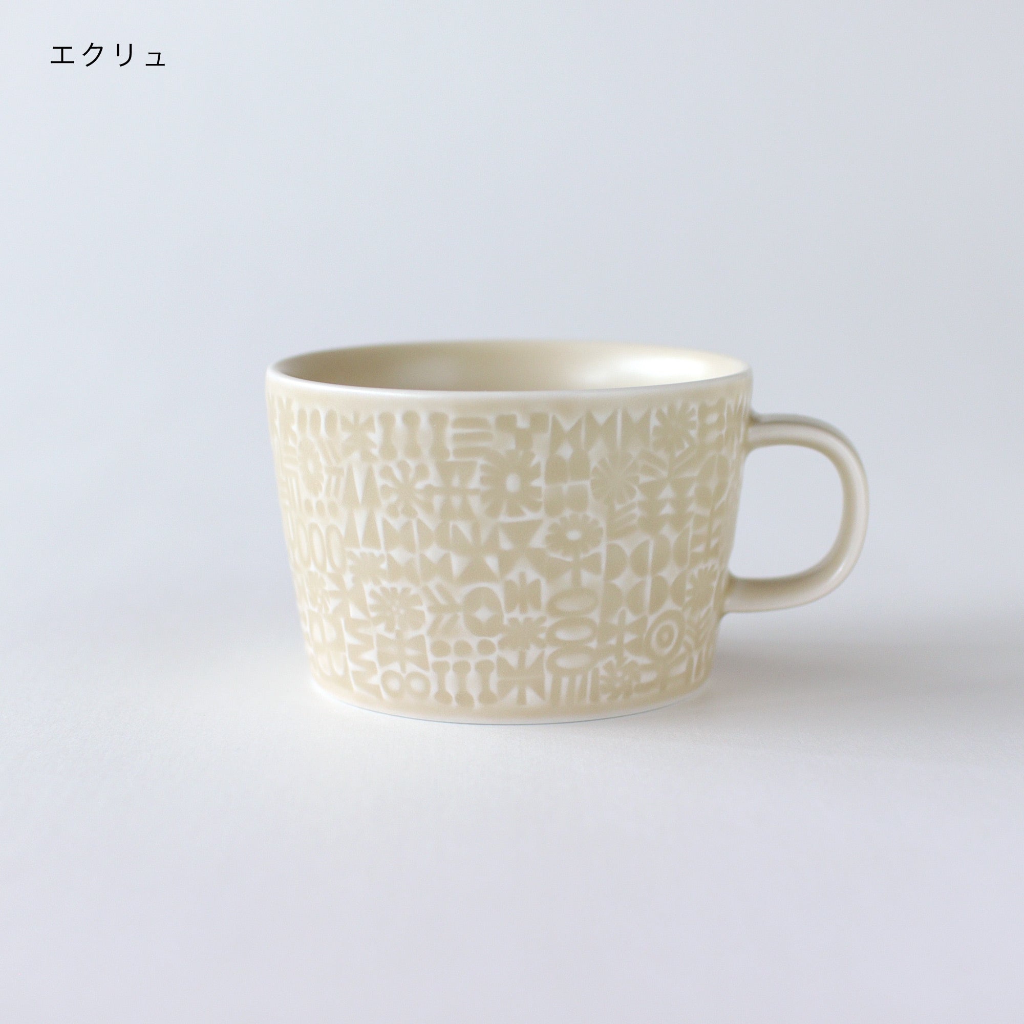 模様入りマグカップ