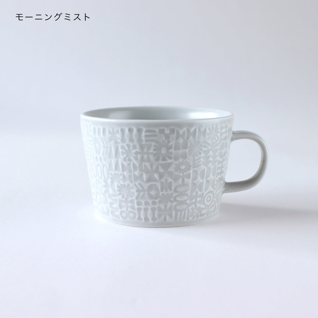 模様入りマグカップ