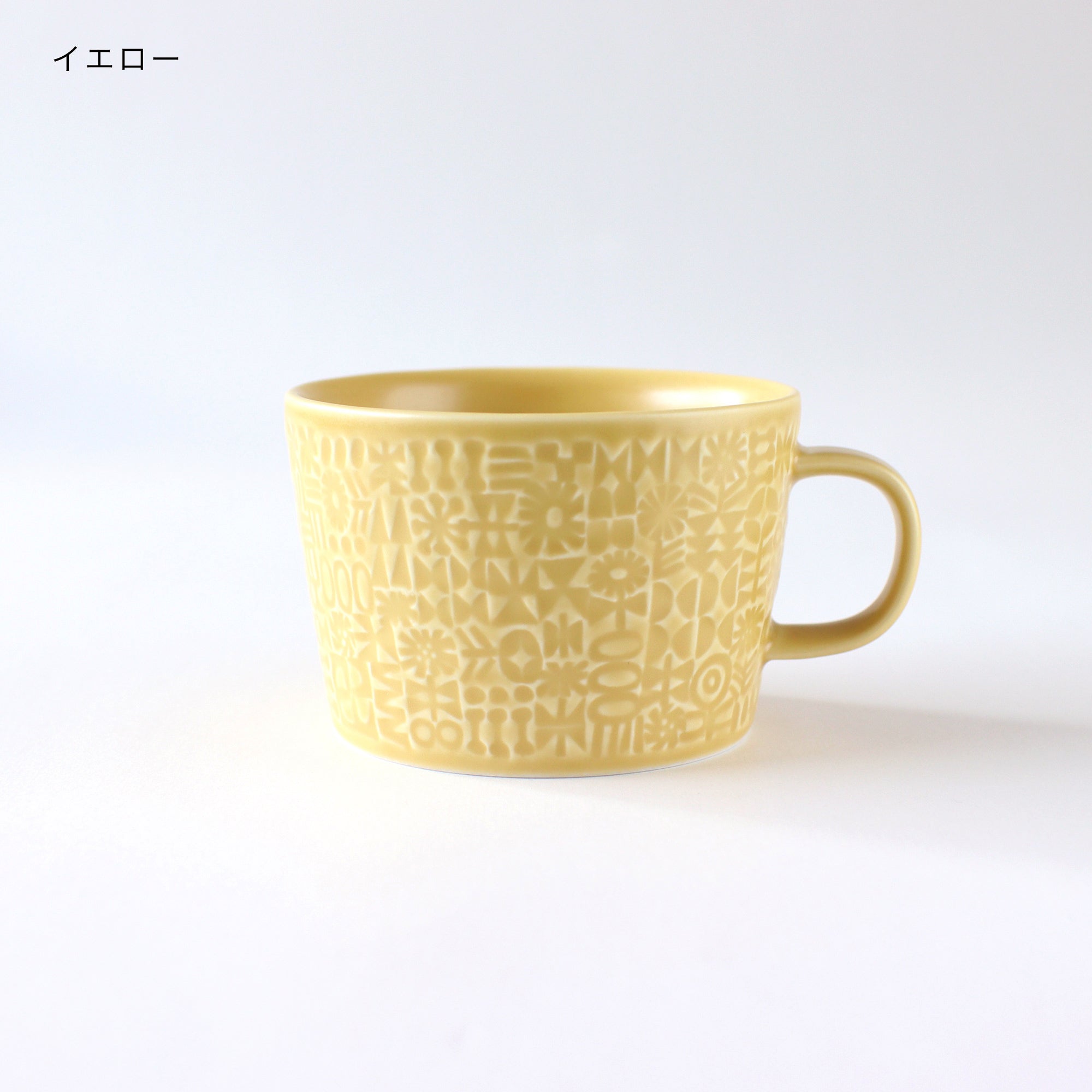 模様入りマグカップ